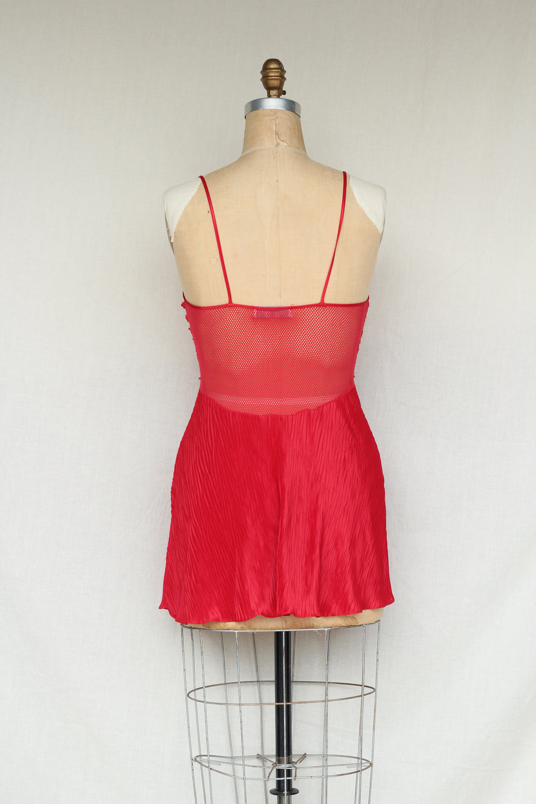 Val Mode Vintage Red Sexy Slip Dress