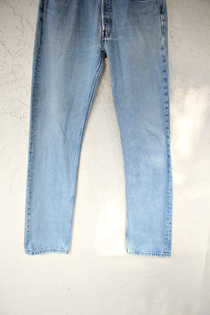 Vintage Light Wash 501's Levis Jeans