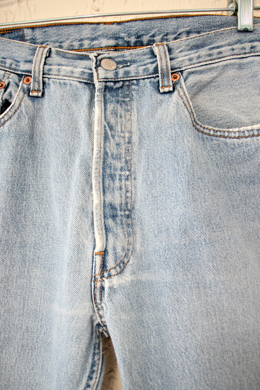 Vintage Light Wash 501's Levis Jeans