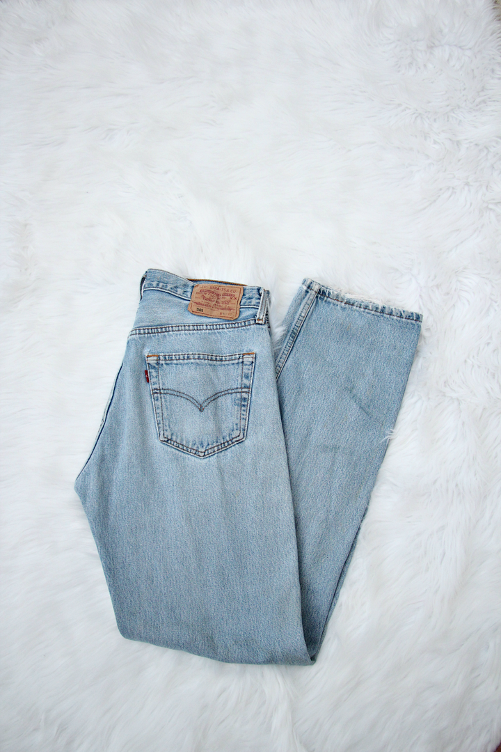 Vintage Light Wash 501's Levis Jeans