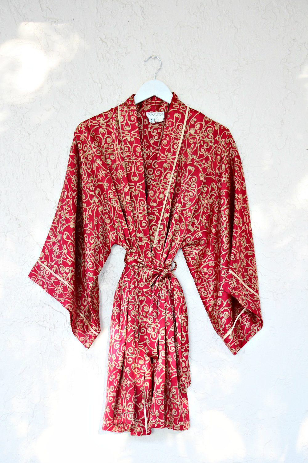 Natori Classics Vintage Red and Gold Robe