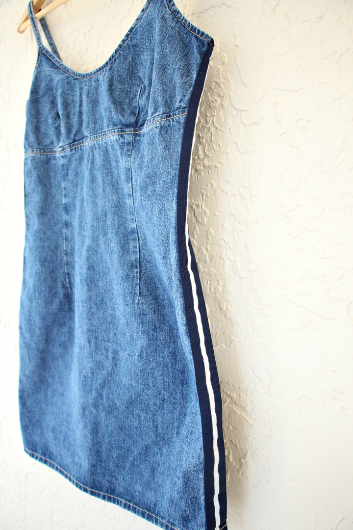 Vintage 1990's Track Denim Dress