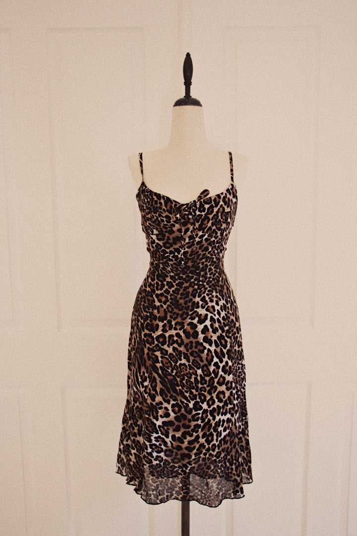 Ebert Animal Printed Midi Dress