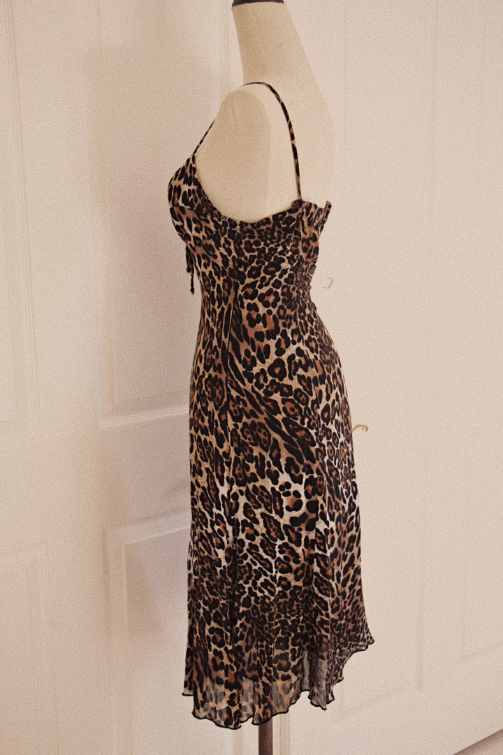 Ebert Animal Printed Midi Dress