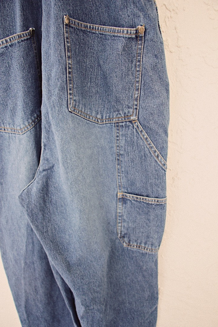 Vintage 1990's Dark Wash Overalls