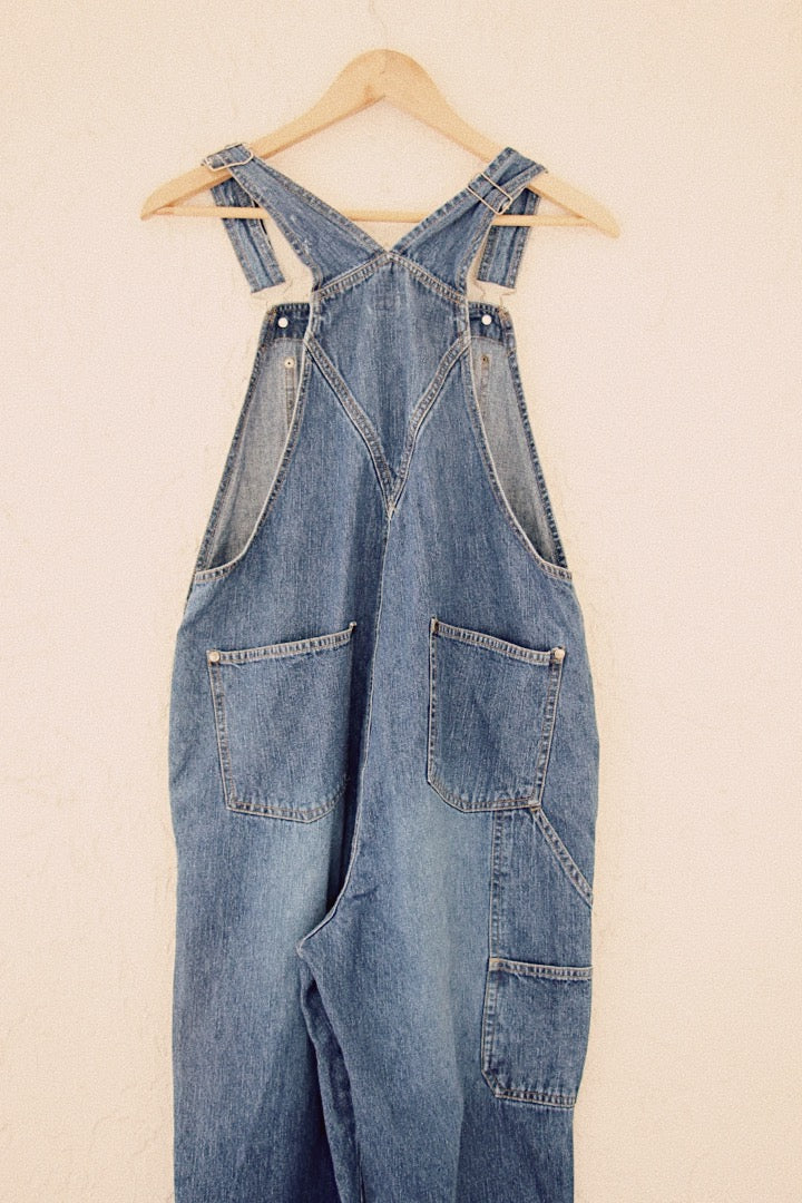 Vintage 1990's Dark Wash Overalls