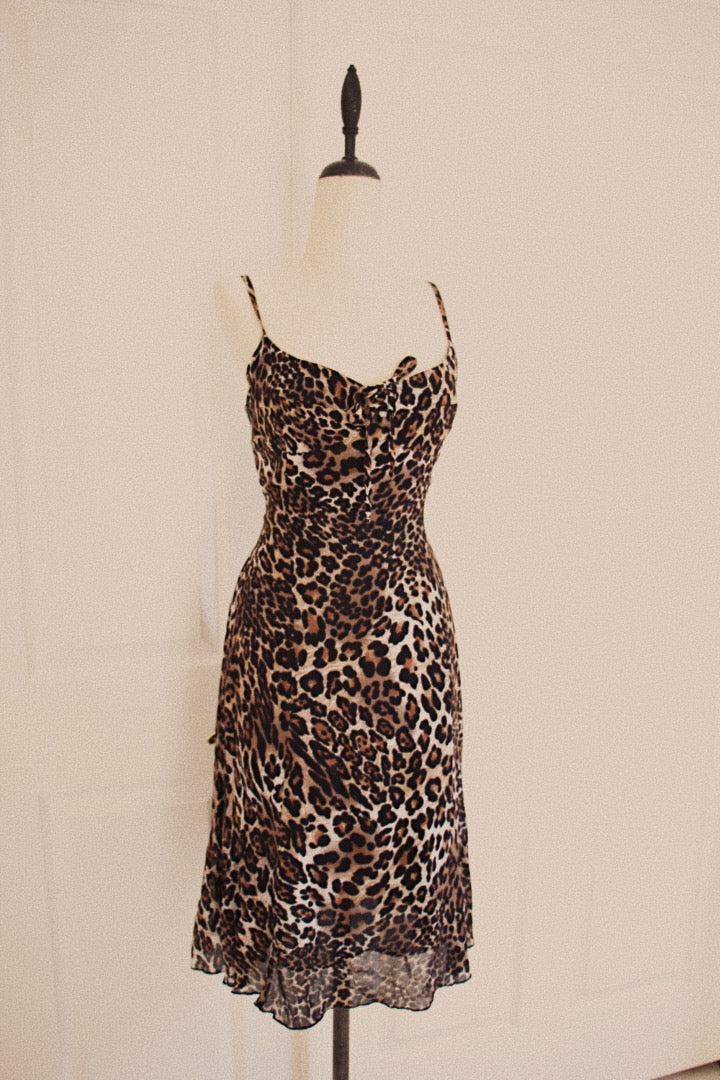 Ebert Animal Printed Midi Dress