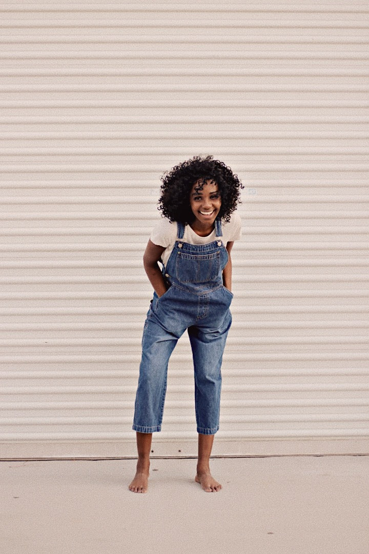 Vintage 1990's Dark Wash Overalls