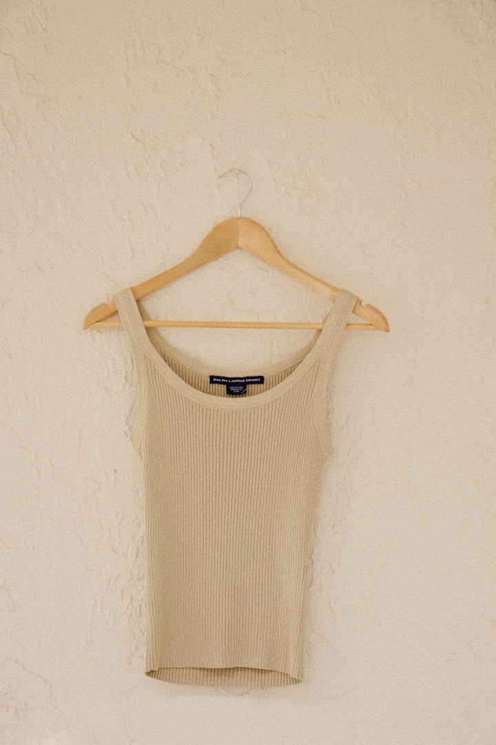 Ralph Lauren Sport Ribbed Sleeveless Sweater