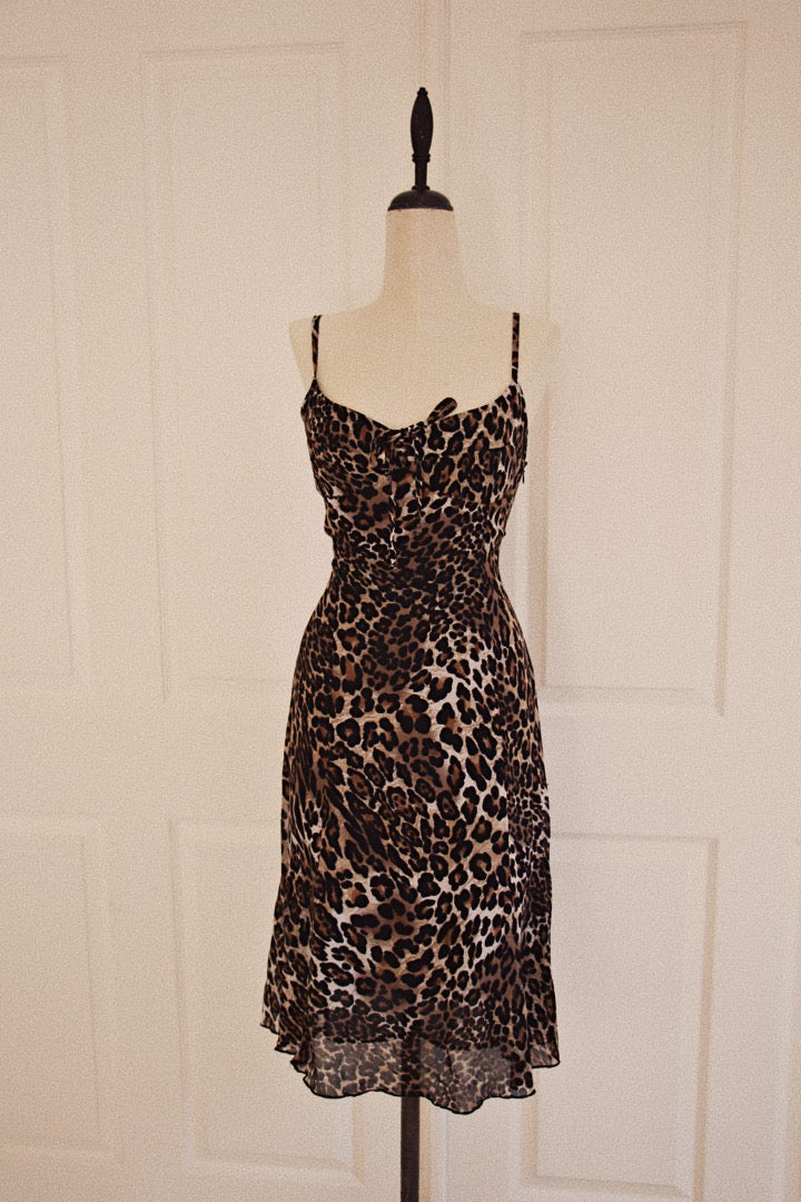 Ebert Animal Printed Midi Dress