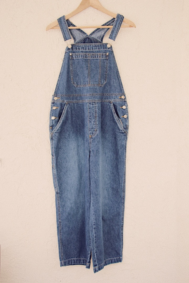 Vintage 1990's Dark Wash Overalls